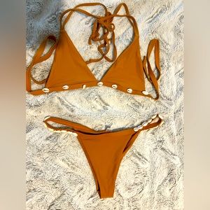 two piece seashell bikini